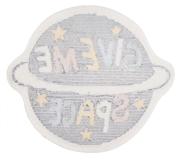 Koupelnová předložka planeta s nápisem Give Me Space – 60x50x1 cm