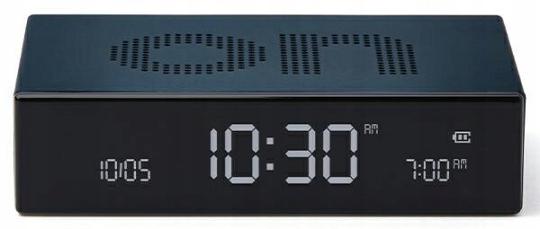 Lexon Flip Premium Oboustranný budík modrý