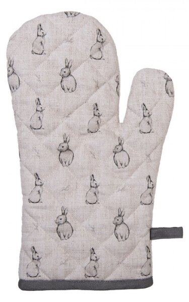 Bavlněná kuchyňská chňapka s králíčky Bunny Buddies – 18x30 cm