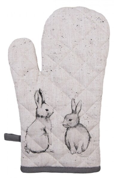 Bavlněná kuchyňská chňapka s králíčky Bunny Buddies – 18x30 cm