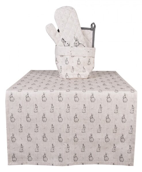 Bavlněná kuchyňská chňapka s králíčky Bunny Buddies – 18x30 cm