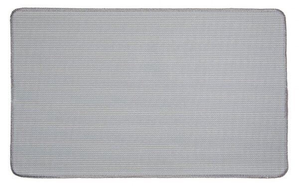 Šedá koupelnová předložka s hvězdou L – 78x48x1 cm