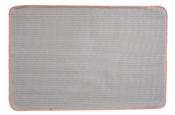 Starorůžová koupelnová předložka s hvězdou M – 58x38x1 cm