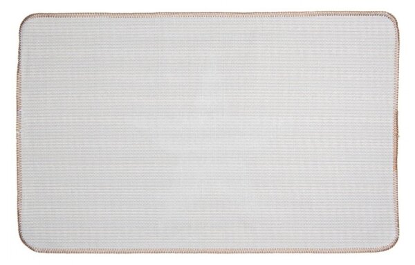 Hnědá koupelnová předložka s hvězdou L – 78x48x1 cm
