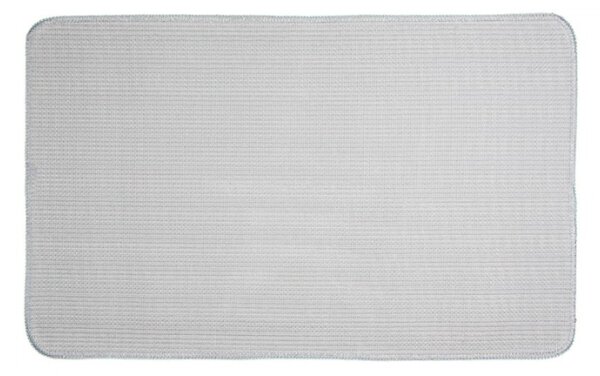Modrá koupelnová předložka s hvězdou L – 78x48x1 cm