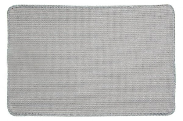 Modrá koupelnová předložka s hvězdou M – 58x38x1 cm