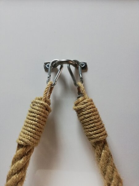 Provazový držák toaletního papíru BORU 22x14 cm hnědá
