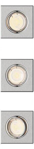 3x Halogenové podhledové svítidlo LED GU10, pohyblivé, Peridot Philips