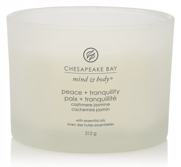 Sójová vonná svíčka PEACE & TRANQUILITY (CASHMERE JASMINE) Chesapeake Bay