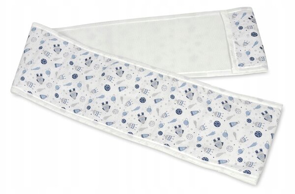 Mantinel do postýlky MUSLIN BUMP AIR DESIGN 360x30 cm BabyMatex