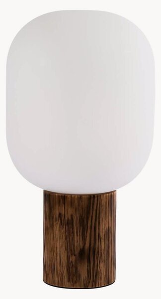 Stolní lampa z dubového dřeva Skene