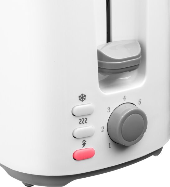 Sencor - Topinkovač s dvěma otvory 750W/230V bílá