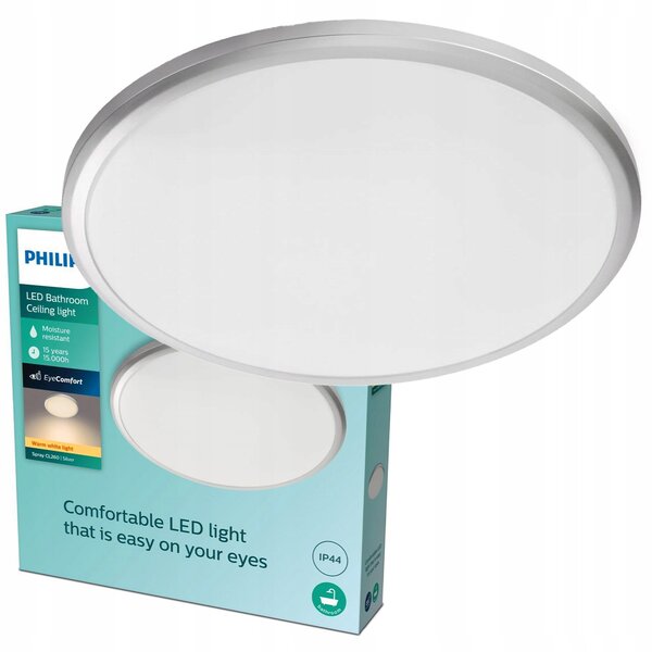 Kulatý Stropní Svítidlo Philips 28,7 x 28,7 cm bílé