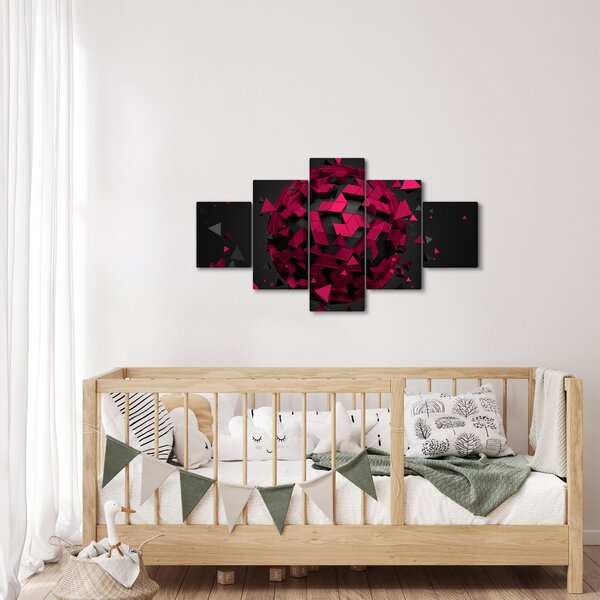 Obraz 3D abstrakce (125x70 cm)