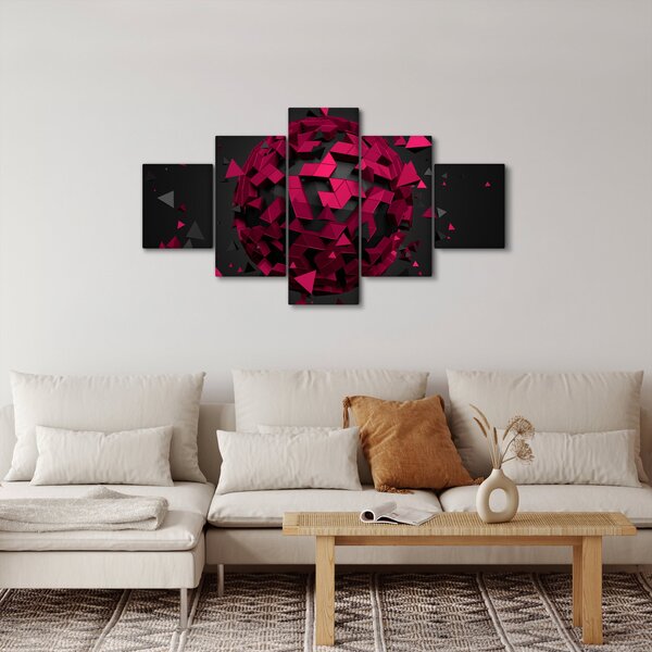 Obraz 3D abstrakce (125x70 cm)