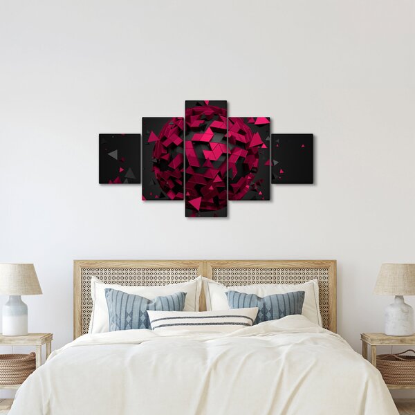 Obraz 3D abstrakce (125x70 cm)
