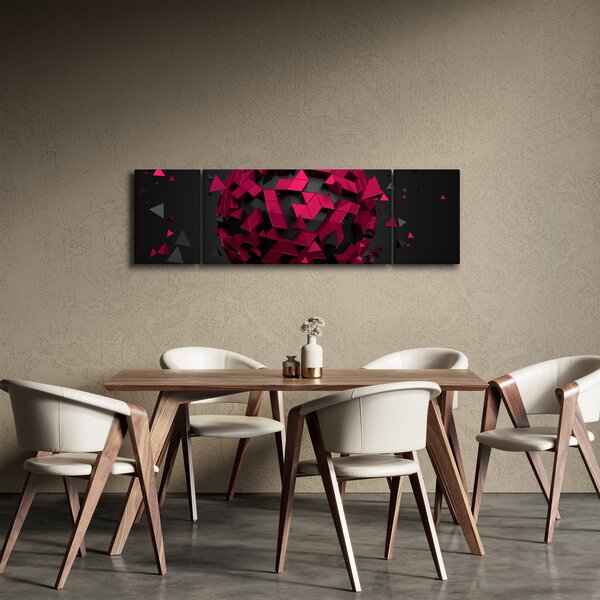 Obraz 3D abstrakce (170x50 cm)
