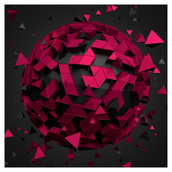 Obraz 3D abstrakce (30x30 cm)