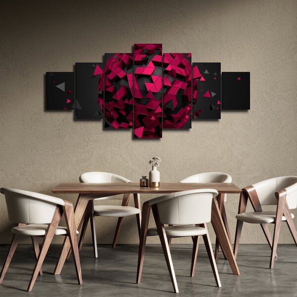 Obraz 3D abstrakce (210x100 cm)