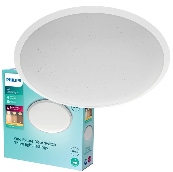 Kulatý Stropní Svítidlo Philips 25 x 25 cm bílá