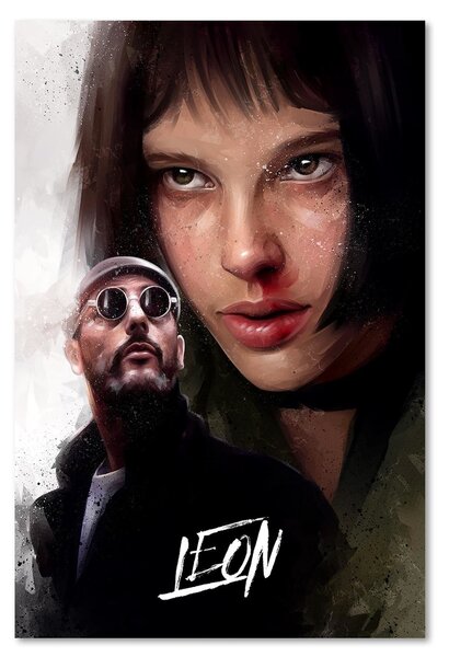 Obraz na plátně Leon, Jean Reno a Natalie Portman - Dmitry Belov Rozměry: 40 x 60 cm