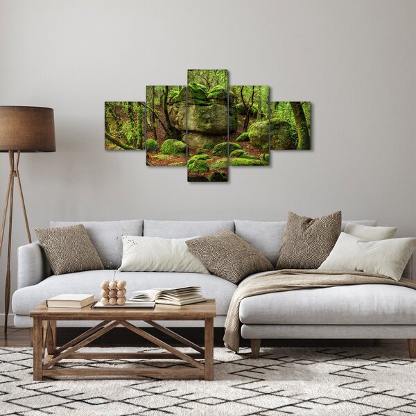 Obraz kouzelného lesa (125x70 cm)