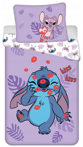 Sada povlečení Jerry Fabrics Lilo & Stitch, vícebarevné, 140x200 cm