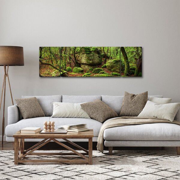 Obraz kouzelného lesa (170x50 cm)