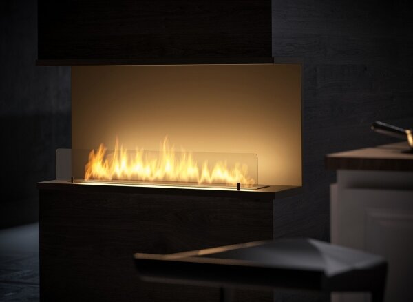 InFire - Vestavěný BIO krb 100x50 cm 3kW černá