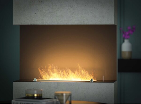 InFire - Vestavěný BIO krb 80x45 cm 3kW černá