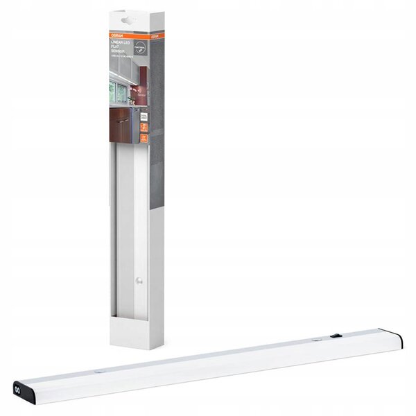 OSRAM Plochá podlinková lampa se senzorem, stříbrná, vyrobená z