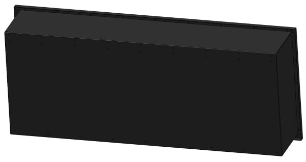 InFire - Vestavěný BIO krb 120x50 cm 3kW černá