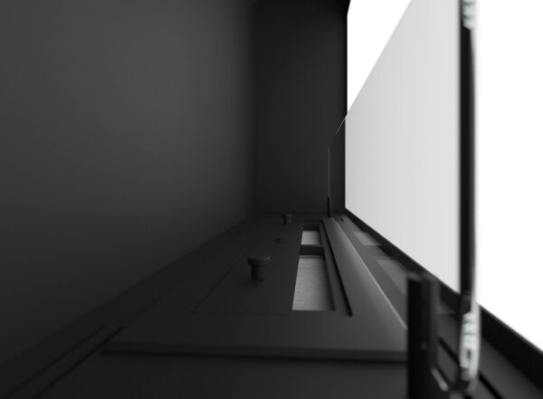 InFire - Vestavěný BIO krb 90x50 cm 3kW černá