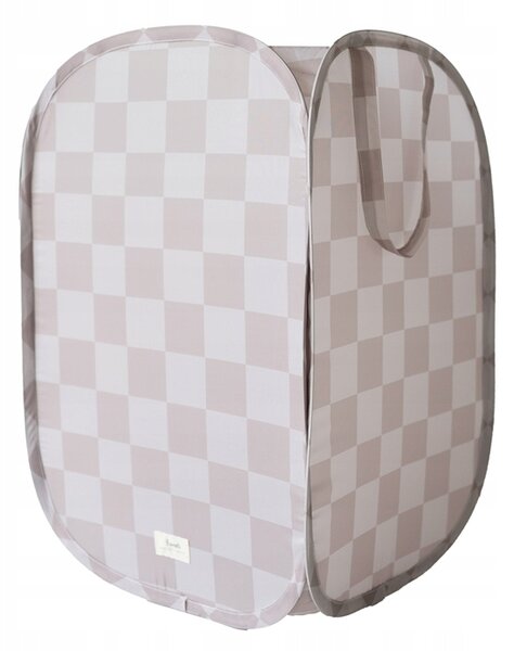 3 Sprouts Koš na prádlo a hračky Pop-up Checkerboard Beige