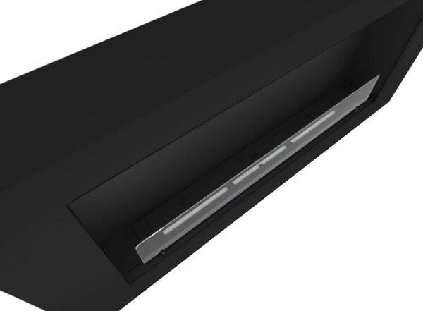 InFire - Nástěnný BIO krb 120x56 cm 3kW černá