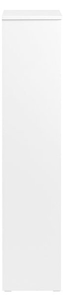 SoBuy FSR165-H-W Vyklápěcí botník se 3 výklopnými přihrádkami Sklápěč bot Komoda na boty Bílá 61 x 120 x 26 cm