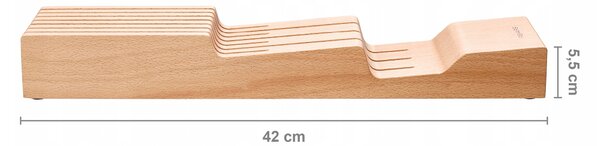 FISKARS Dřevěný blok na nože do zásuvky 1062890