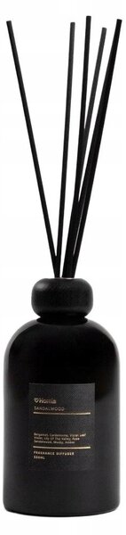 Aroma Difuzér AURA s aroma santalového dřeva 500 ml HOMLA