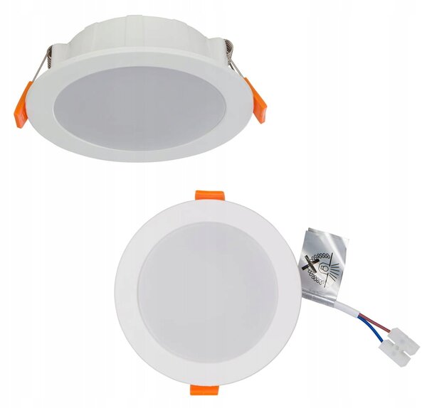 Nowodvorski Zapuštěné svítidlo kulaté stropní svítidlo pod omítku IP44 LED 8W 3000K bílé 8782