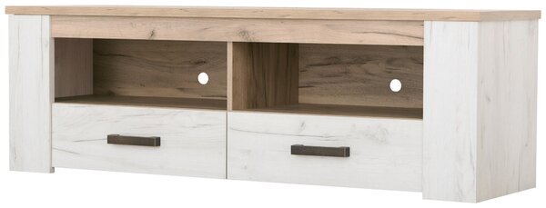 KOMODA POD TELEVIZI, barvy dubu, barvy stříbrného dubu, 151,5/49,5/43,5 cm Ti'me - TV stolky & komody pod TV