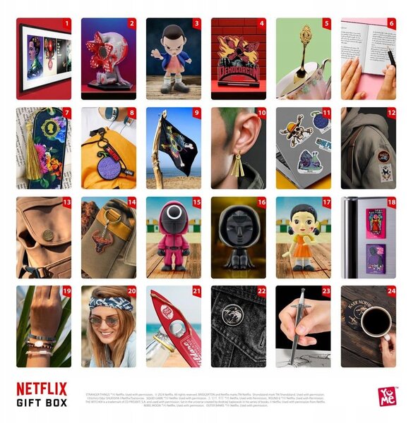 Adventní kalendář Netflix Gift Box