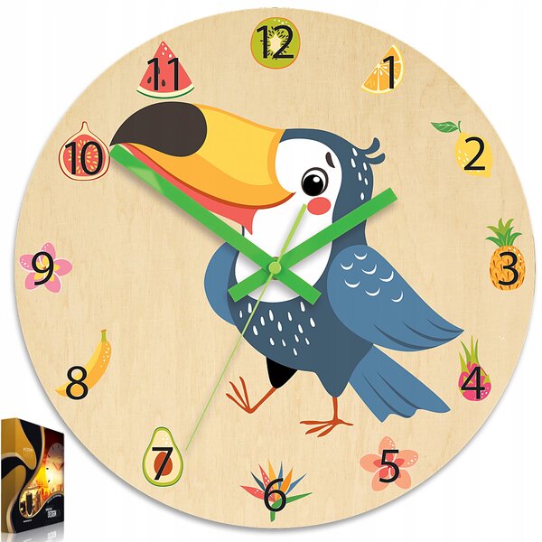 Nástěnné hodiny ModernClock vícebarevné 30 cm