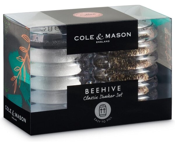 Cole&Mason - Slánka a pepřenka BEEHIVE 2 ks 7 cm