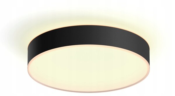 Kulatý Stropní Svítidlo Philips Hue 38,1 x 38,1 cm černé