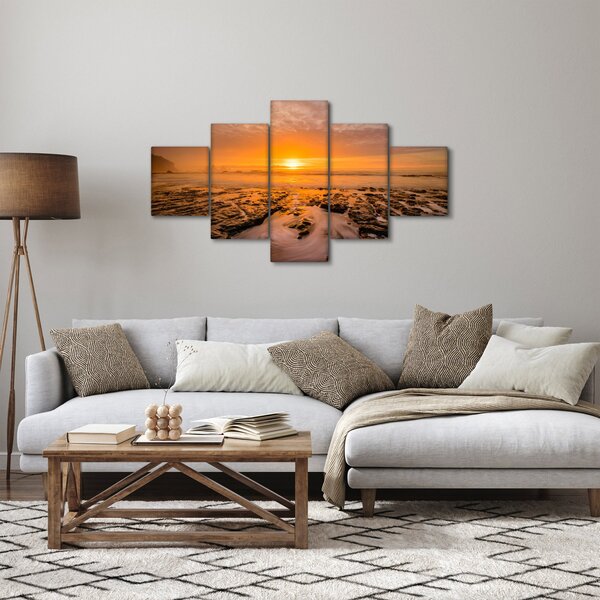 Obraz západu slunce (125x70 cm)