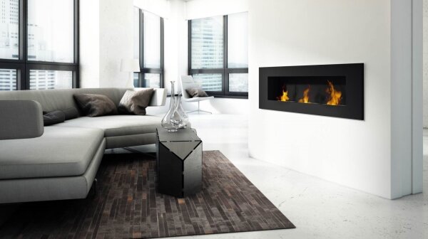 Kratki DELTA3/TUV - Vestavěný BIO krb DELTA3 40x120 cm 3x1,1kW černá