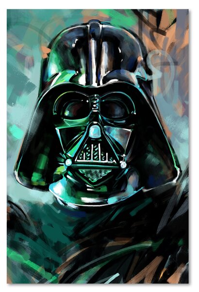 Obraz na plátně Star Wars, portrét Darth Vader - Dmitry Belov Rozměry: 40 x 60 cm