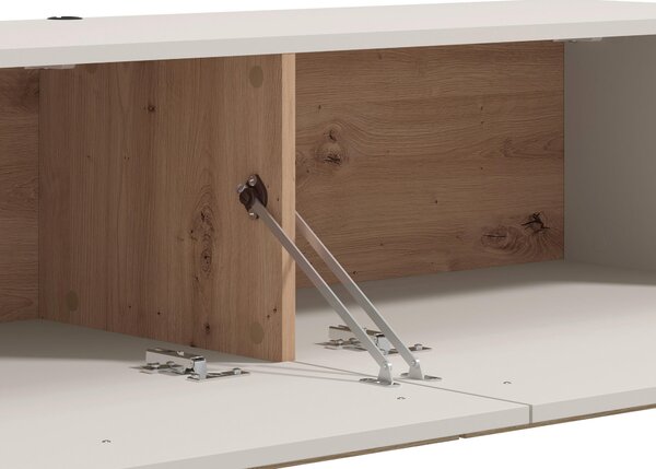 NÍZKÁ KOMODA, kašmírová, dub artisan, 154/32/41,5 cm Xora - TV stolky & komody pod TV
