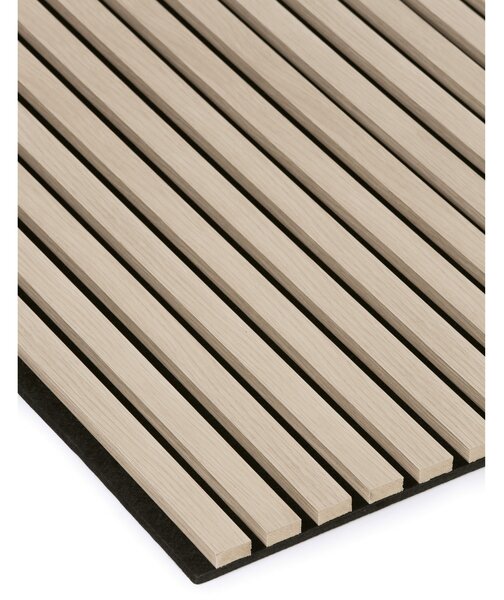 Dřevěný akustický panel, 2400 x 600 mm, B2BP008, balení 5 ks, dub sonoma