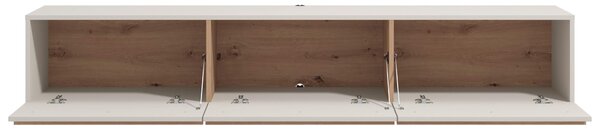 NÍZKÁ KOMODA, kašmírová, dub artisan, 192/32/41,5 cm Xora - TV stolky & komody pod TV
